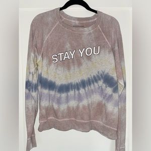 good hYOUman “Stay You” Tie Dye Crewneck
